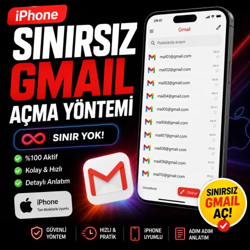 iPhone Sınırsız Gmail Açma Methodu